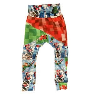 Boutique Handmade Minecraft Christmas Harem Pants Size 4T